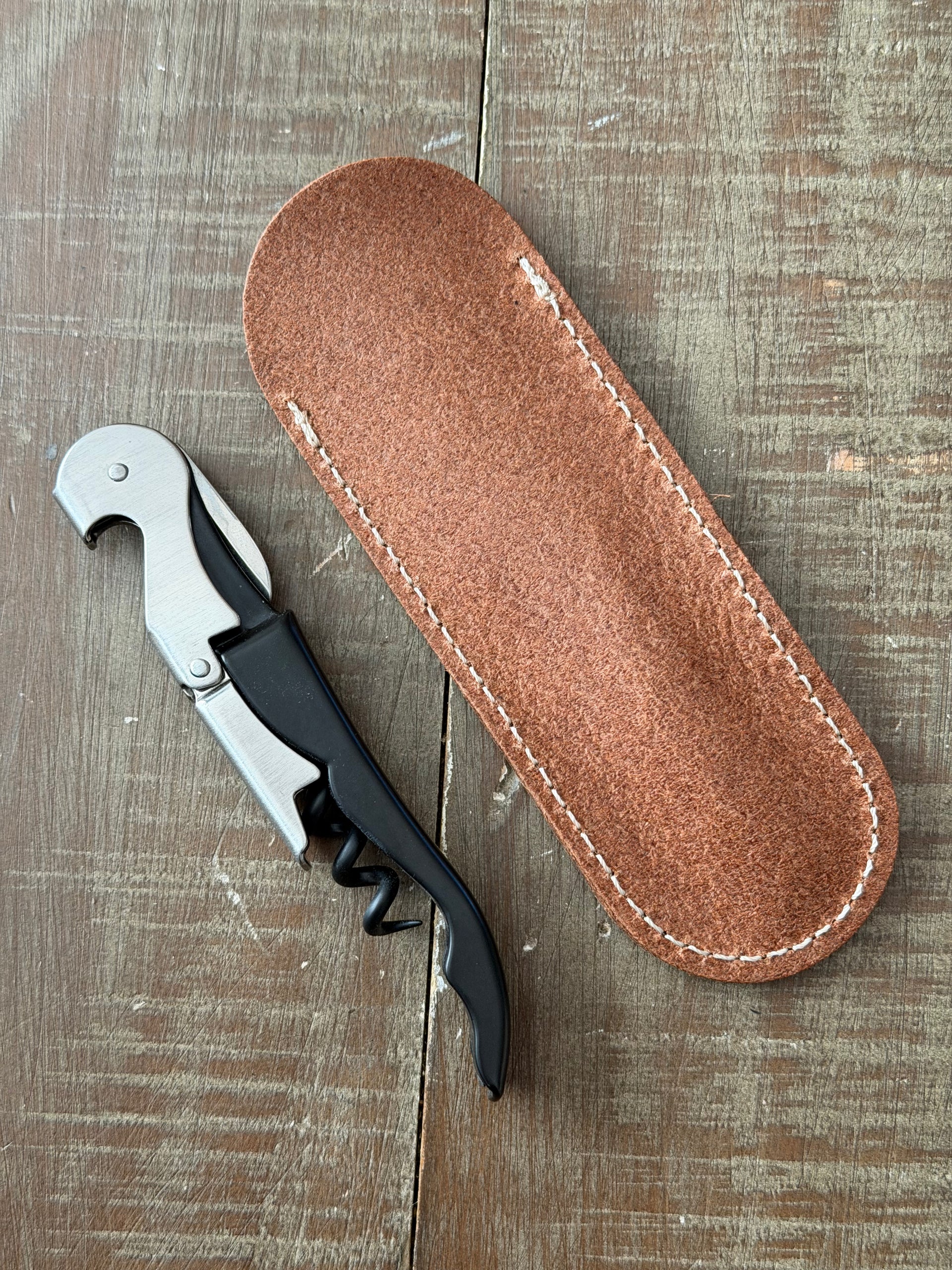 Leather Corkscrew Pouch / Sheath