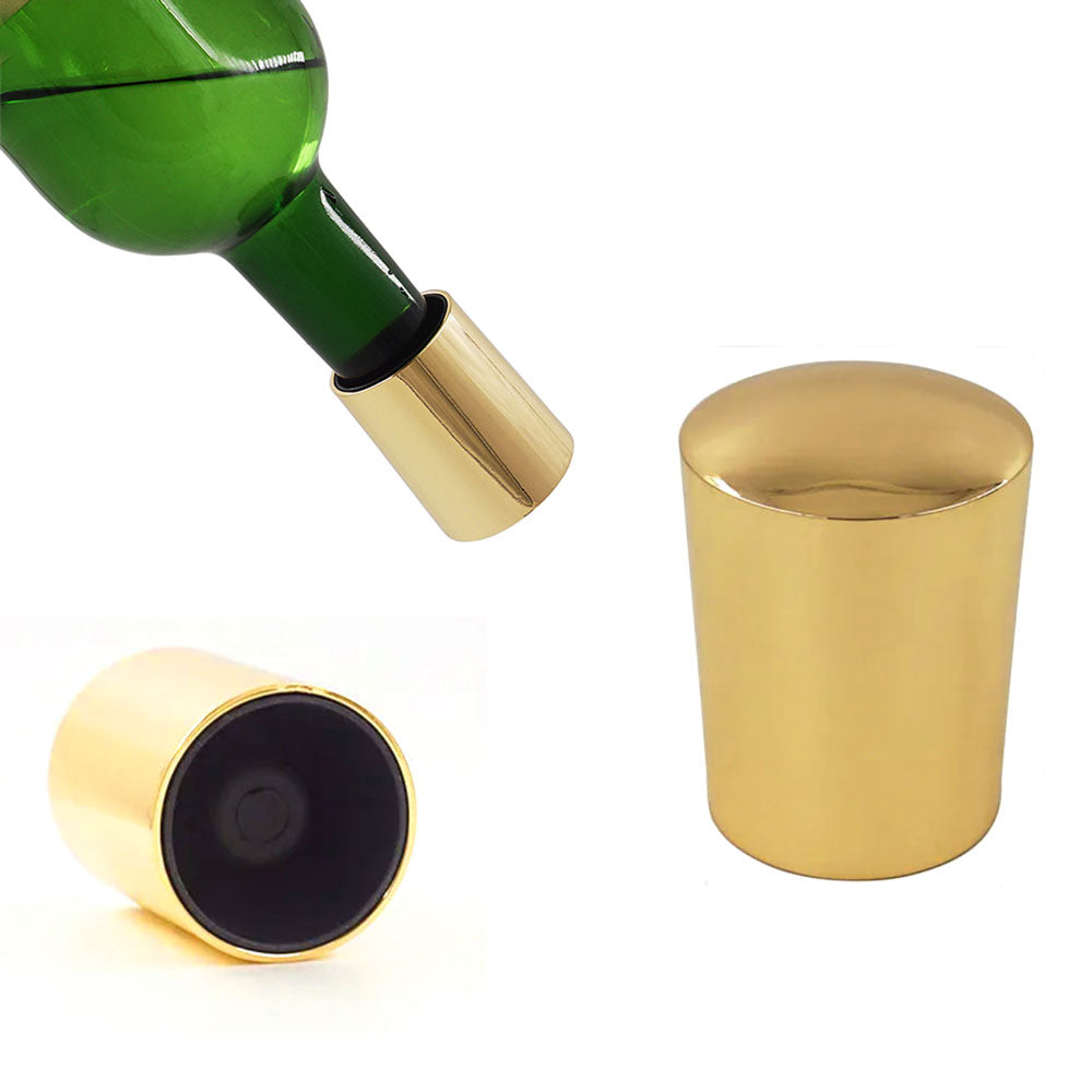 Wine & Champagne Bottle Stopper Bundle - Gold