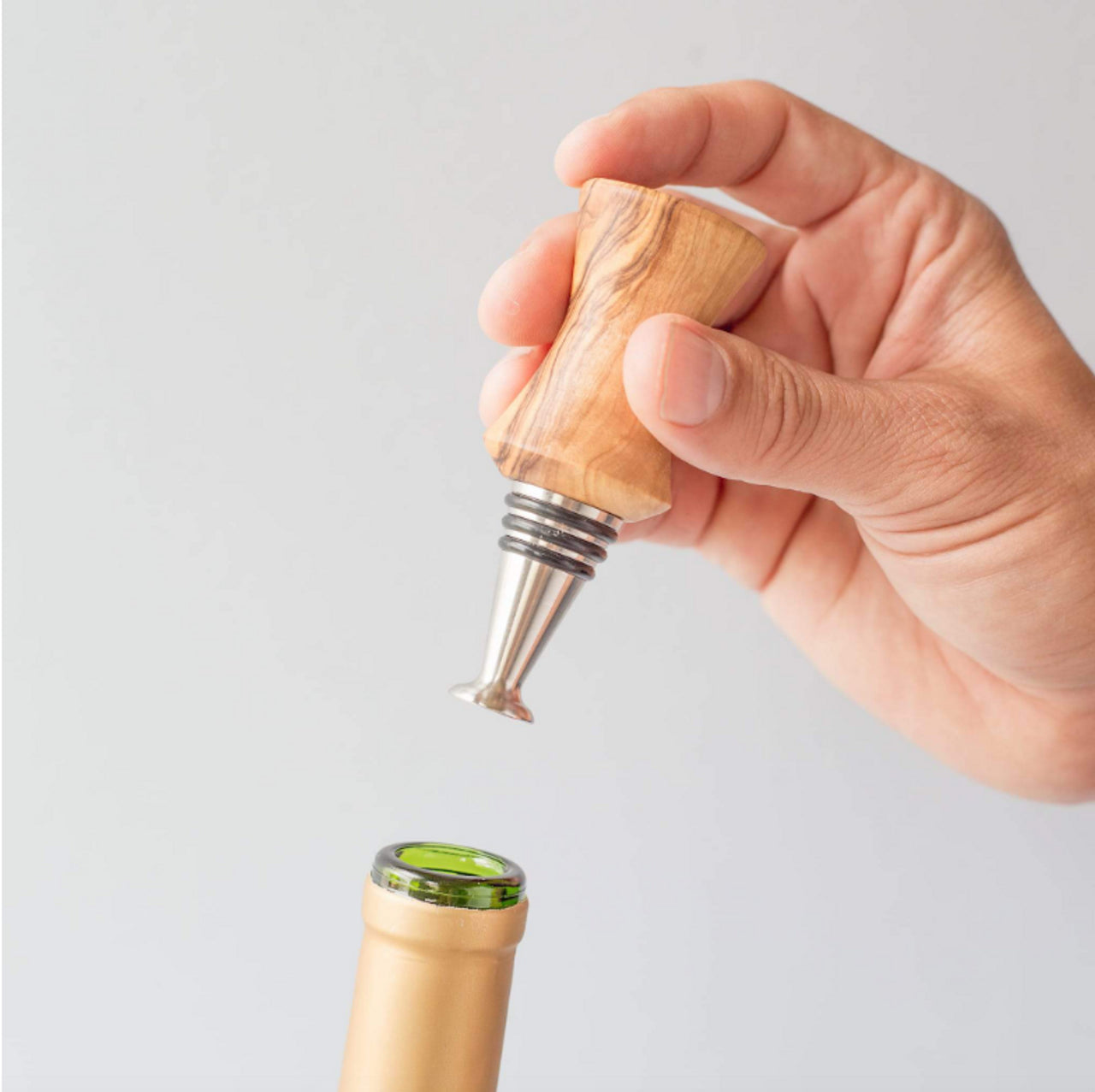 Olivewood Wine Bottle Stopper