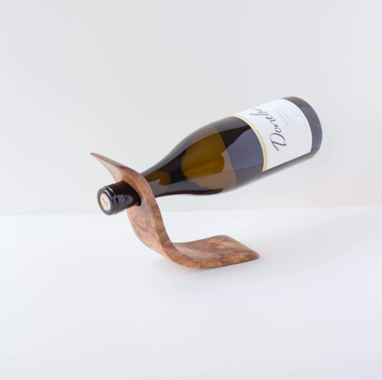 Olivewood Wine Bottle Balance - Step